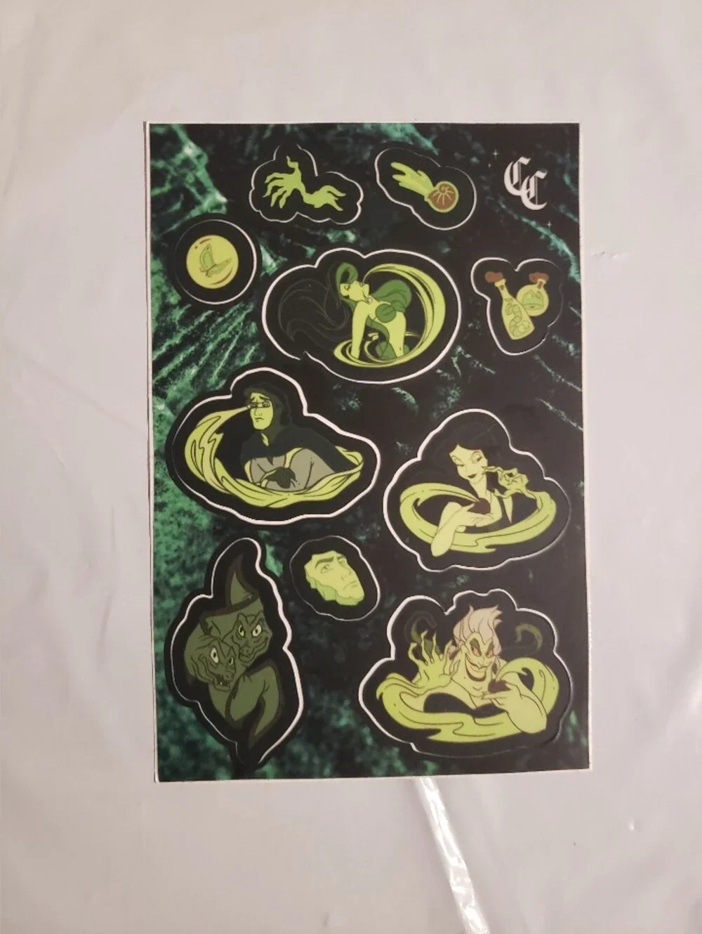 Cursed Little Mermaid Sticker Sheet